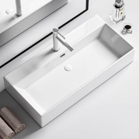 ST-L1098-100 대형 특대형 초대형 직사각 탑볼 탑카운터 세면대 세면기