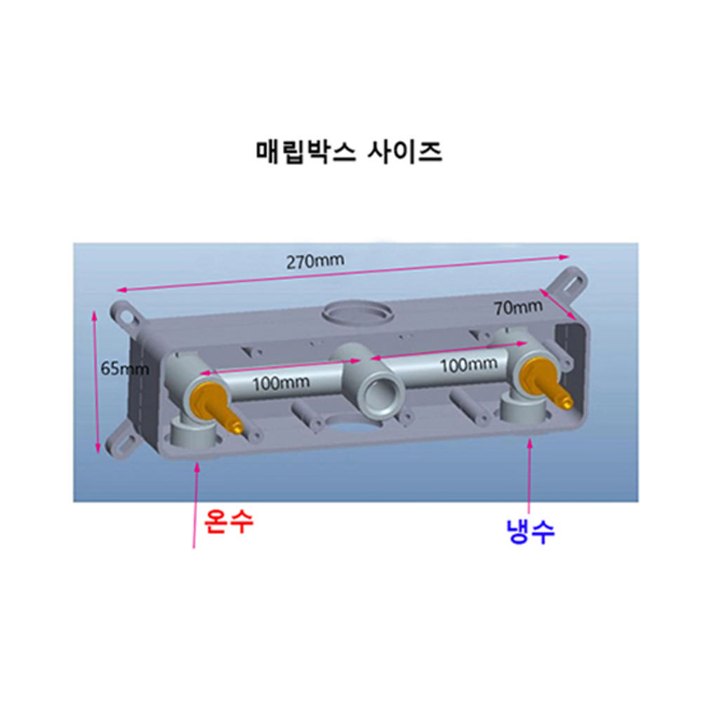 ST-1505BG 무광 골드 금장 금색 십자투핸들 벽매립 매립형 폭포 세면대 세면기 수전 수도꼭지