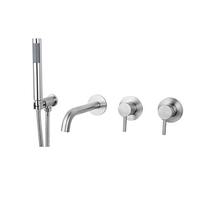 ST-1029NB 무광 니켈 벽매립형 매립식 욕조수전 샤워수전