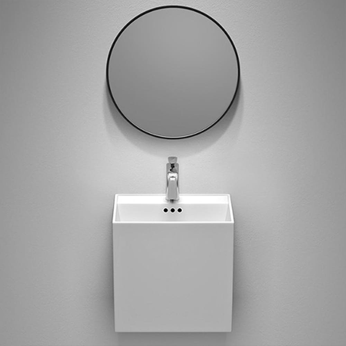 ST-L203H 사각 반다리 벽걸이 벽붙이 세면대 세면기