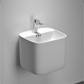 ST-L201H 사각 반다리 벽걸이 벽붙이 세면대 세면기