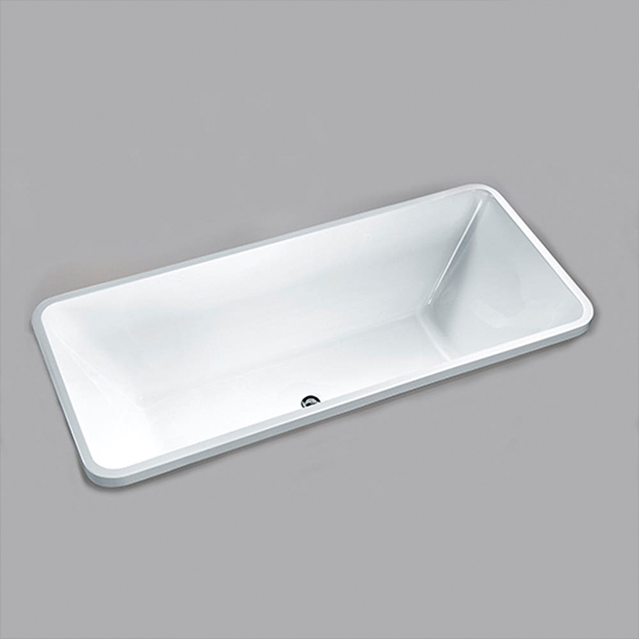 ST-6366Q 라운드 사각 아크릴 매립식 매립형 다운 욕조