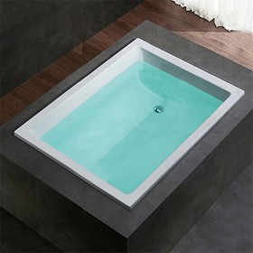 ST-3088Q 1900x1050 대형 아크릴 직사각 매립식 매립형 빌트인 다운 욕조