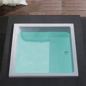 ST-3084Q 1600x1350 대형 아크릴 직사각 매립식 매립형 빌트인 다운 욕조
