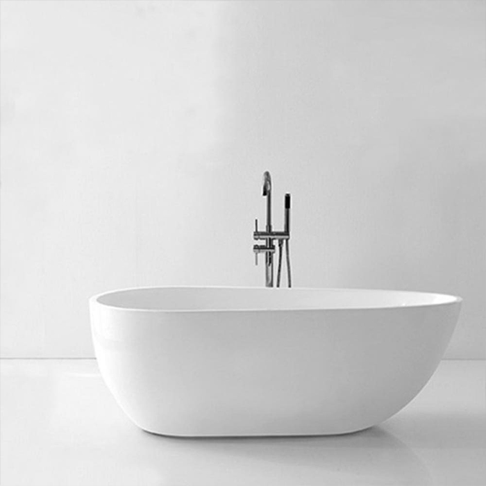 ST-NA6020 계란형 아크릴 모던 심플한 고급 이동식 이동형 프리스탠딩 욕조