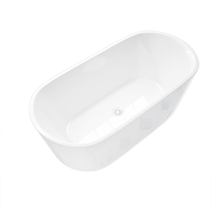 ST-NA6002 타원형 아크릴 모던 심플한 고급 이동식 이동형 프리스탠딩 욕조