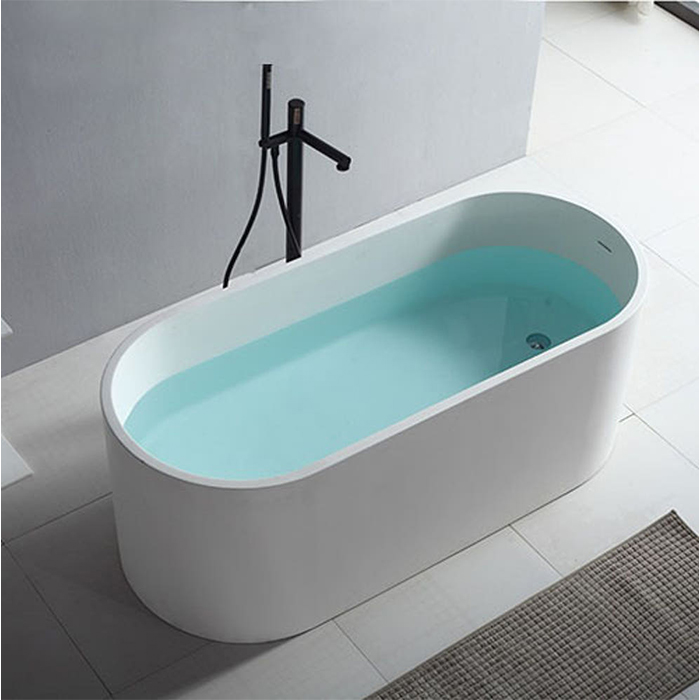 ST-LAR9991 1590x685 타원형 인조대리석 레진 액상아크릴 이동형 이동식 프리스탠딩 욕조