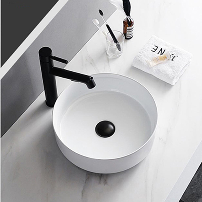 ST-L499 원형 모던 고급 심플한 탑볼 탑카운타 세면대 세면기