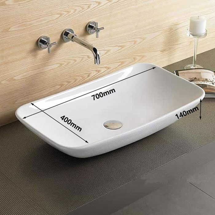 ST-L391228 대형 사각 모던 고급 심플한 탑볼 탑카운타 세면대 세면기