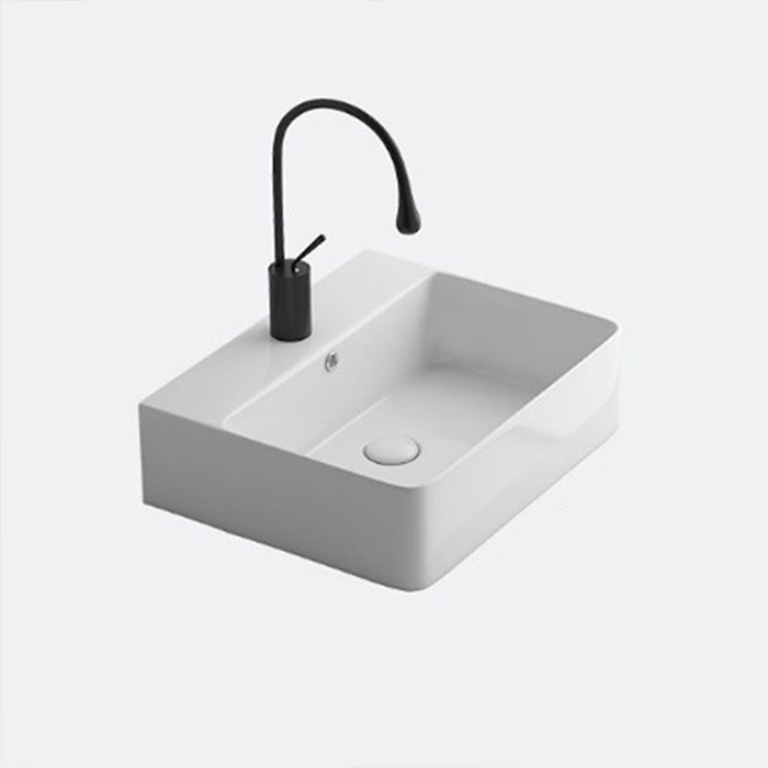 ST-L7051 중형 사각 모던 고급 심플한 탑볼 탑카운타 세면대 세면기