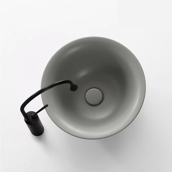 ST-L1174 Matt gray 무광 매트 그레이 쥐색 탑볼 탑카운타 세면대 세면기