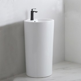 ST-L6006H 원형 스탠딩 스탠드 프리스탠딩 세면기 세면대