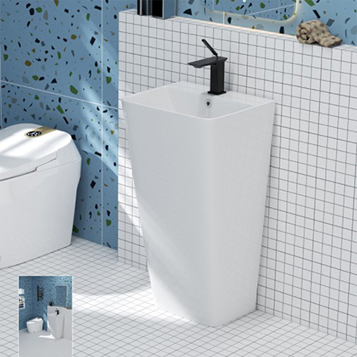 ST-L6009H 사각 스탠딩 스탠드 프리스탠딩 세면기 세면대