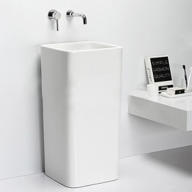 ST-L6004A 사각 무타공 스탠딩 스탠드 프리스탠딩 세면기 세면대