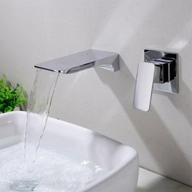 ST-1503C 크롬 폭포 매립수전