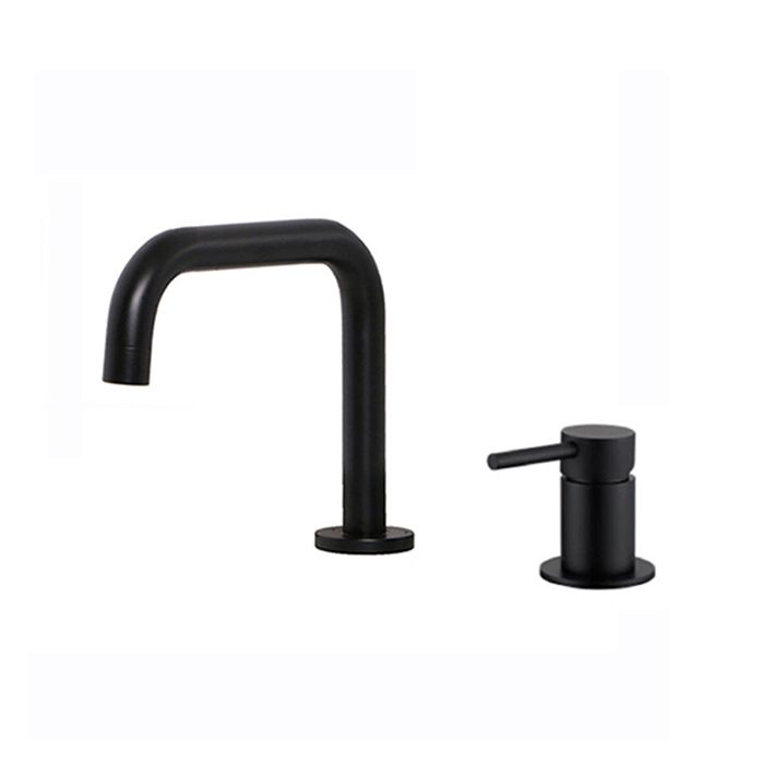 ST-02001B- 무광블랙 투홀 매립수전