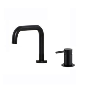 ST-02001B- 무광블랙 투홀 매립수전