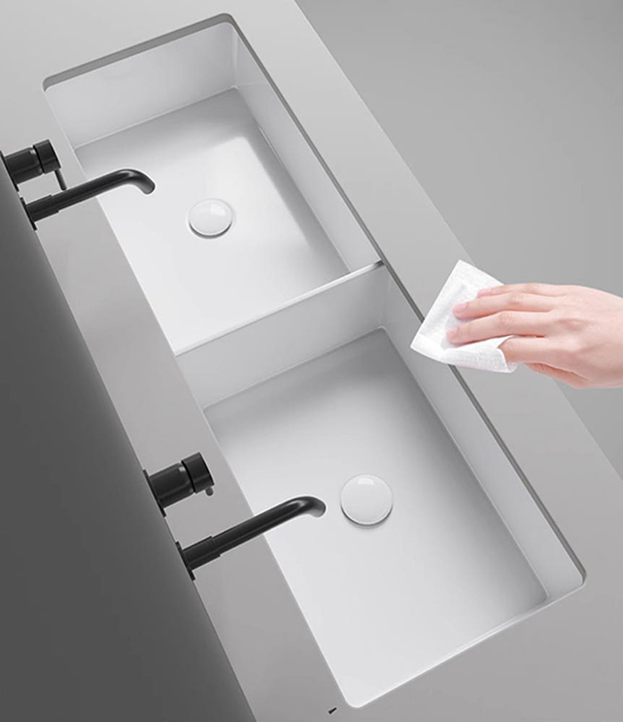 ST-L1190U-2 특대형 초대형 2볼 언더카운터 언더카운타 세면기 세면대