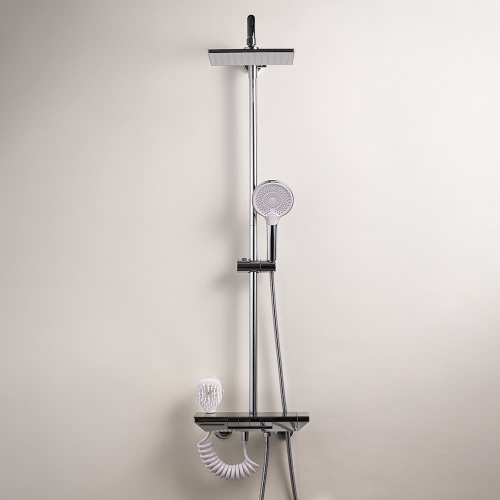 비반트 반려동물전용 샤워기 스마트 4ways 레인샤워수전 크롬 P2-4000 CR