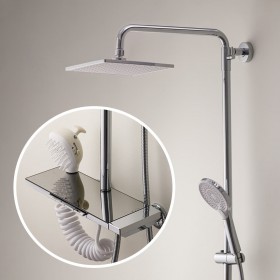 비반트 반려동물전용 샤워기 스마트 4ways 레인샤워수전 크롬 P2-4000 CR