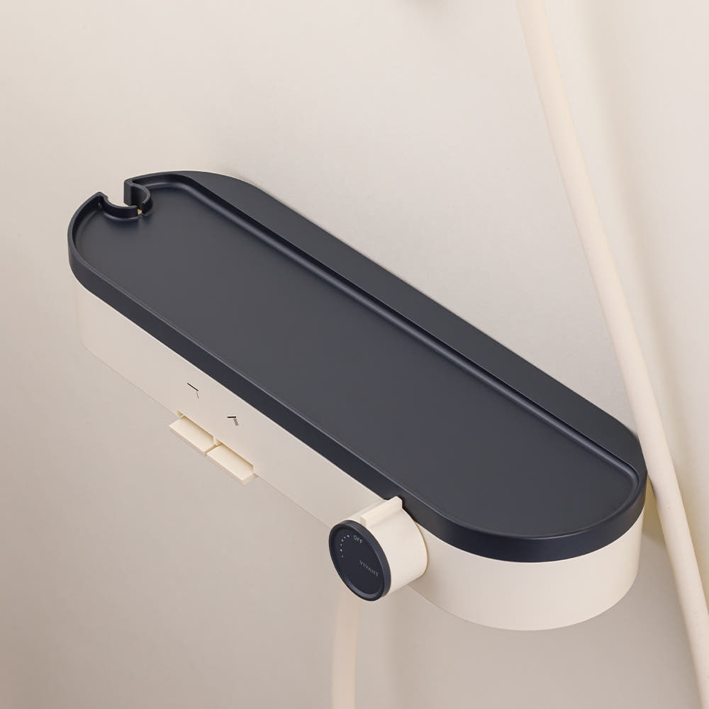 비반트 욕실 밀크 선반 샤워 욕조 수전 P1-600 MILK