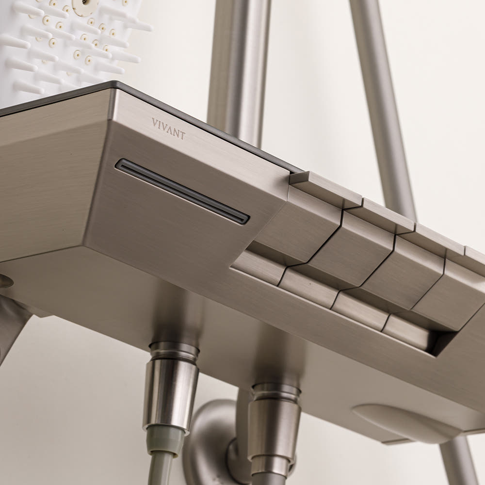 비반트 반려동물전용 샤워기 스마트 4ways 레인샤워수전 매트실버 P2-4000 MS