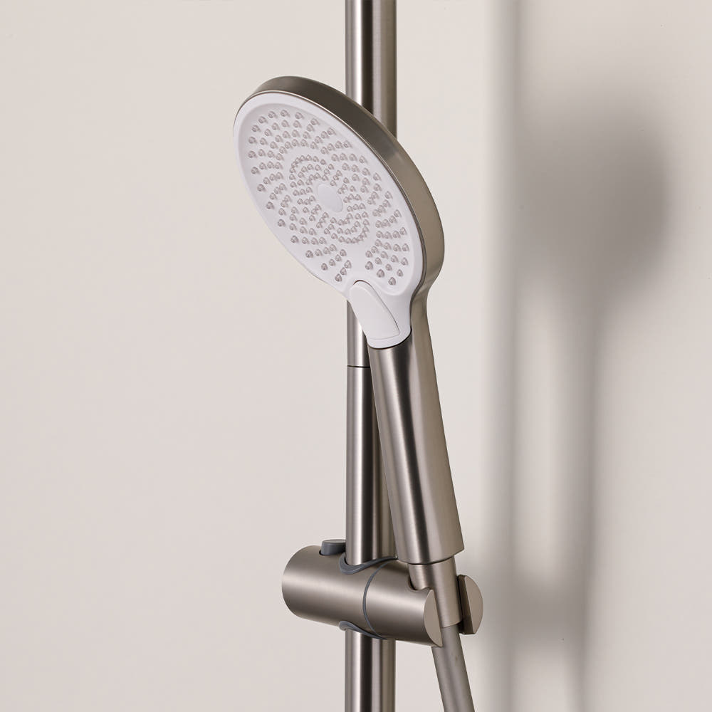 비반트 반려동물전용 샤워기 스마트 4ways 레인샤워수전 매트실버 P2-4000 MS