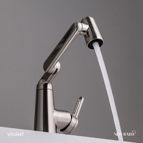 비반트 폴더블 싱크대수전 니켈 F1 주방수전