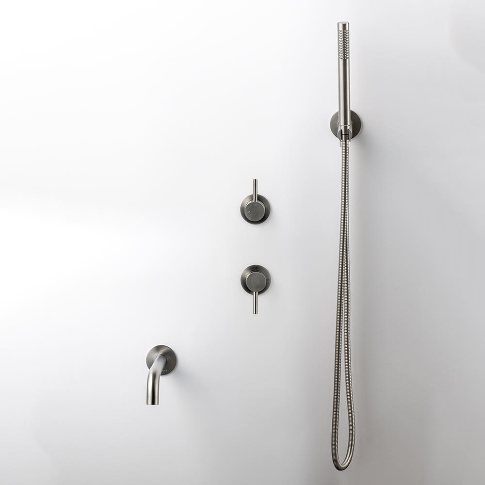 비반트 벽 매립 샤워 수전 니켈 S-PA600 MS